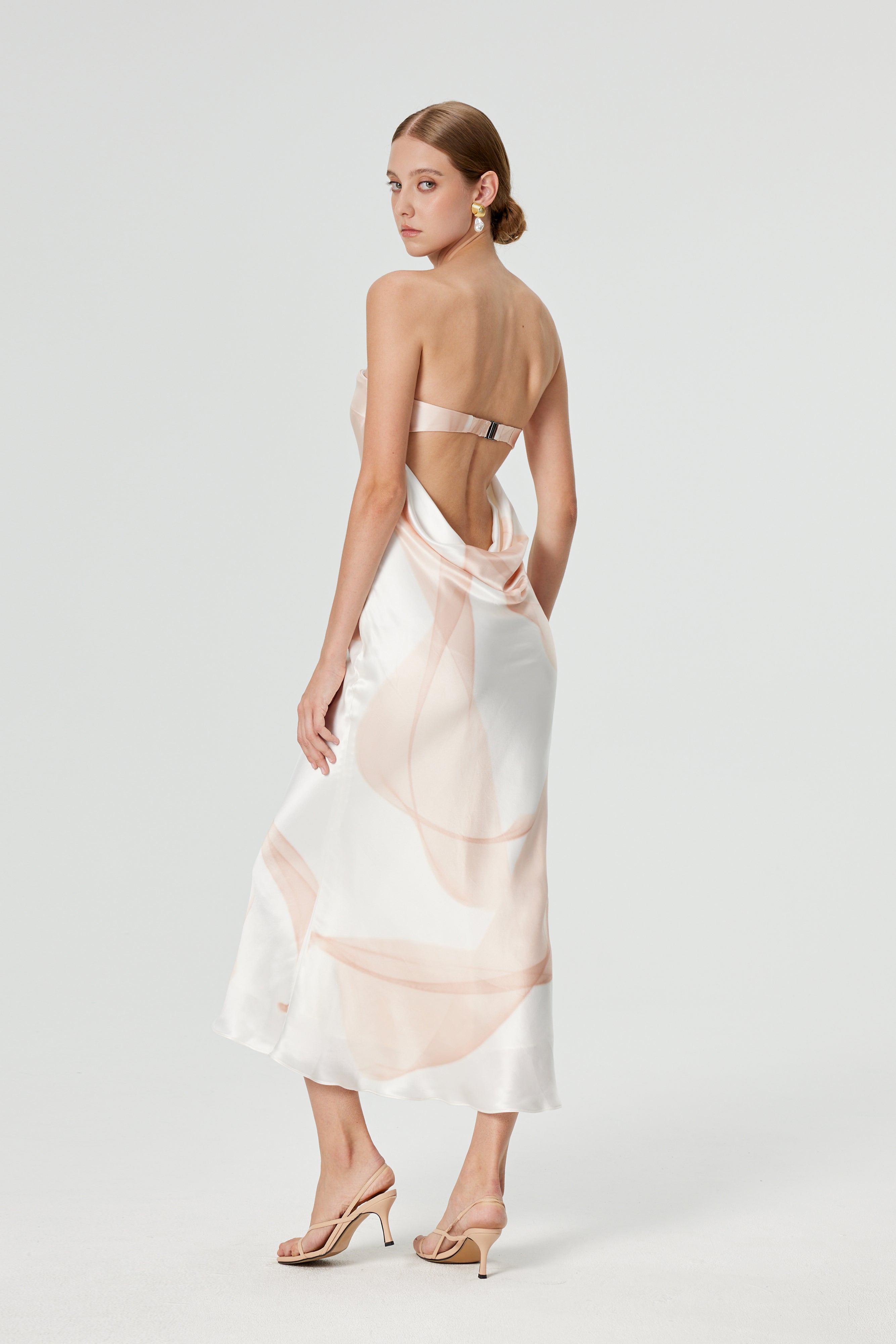 Odessa Midi Tube Strapless Dress
